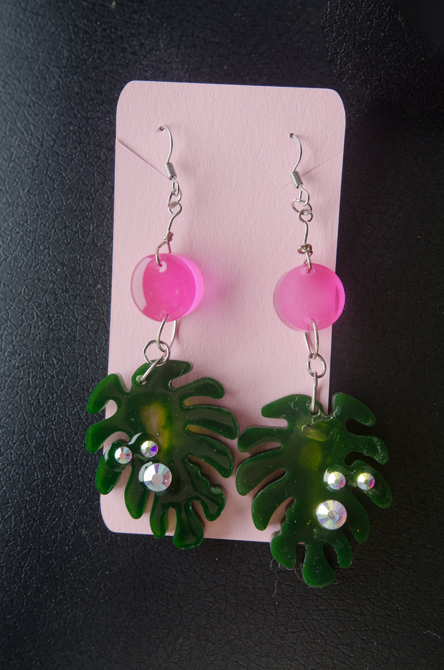Tropical Leaf Gal Earrings