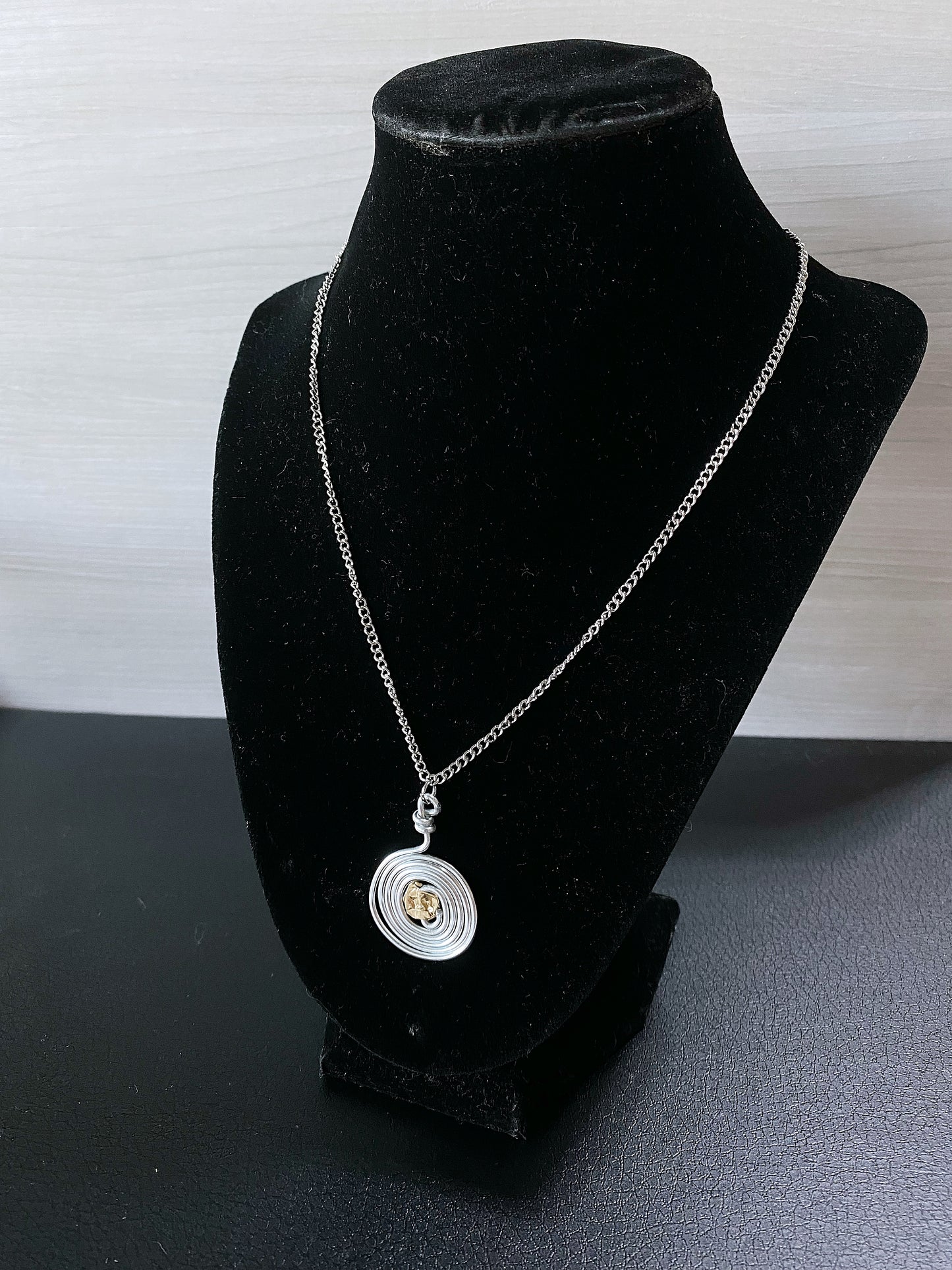 Silver Swirl Necklace