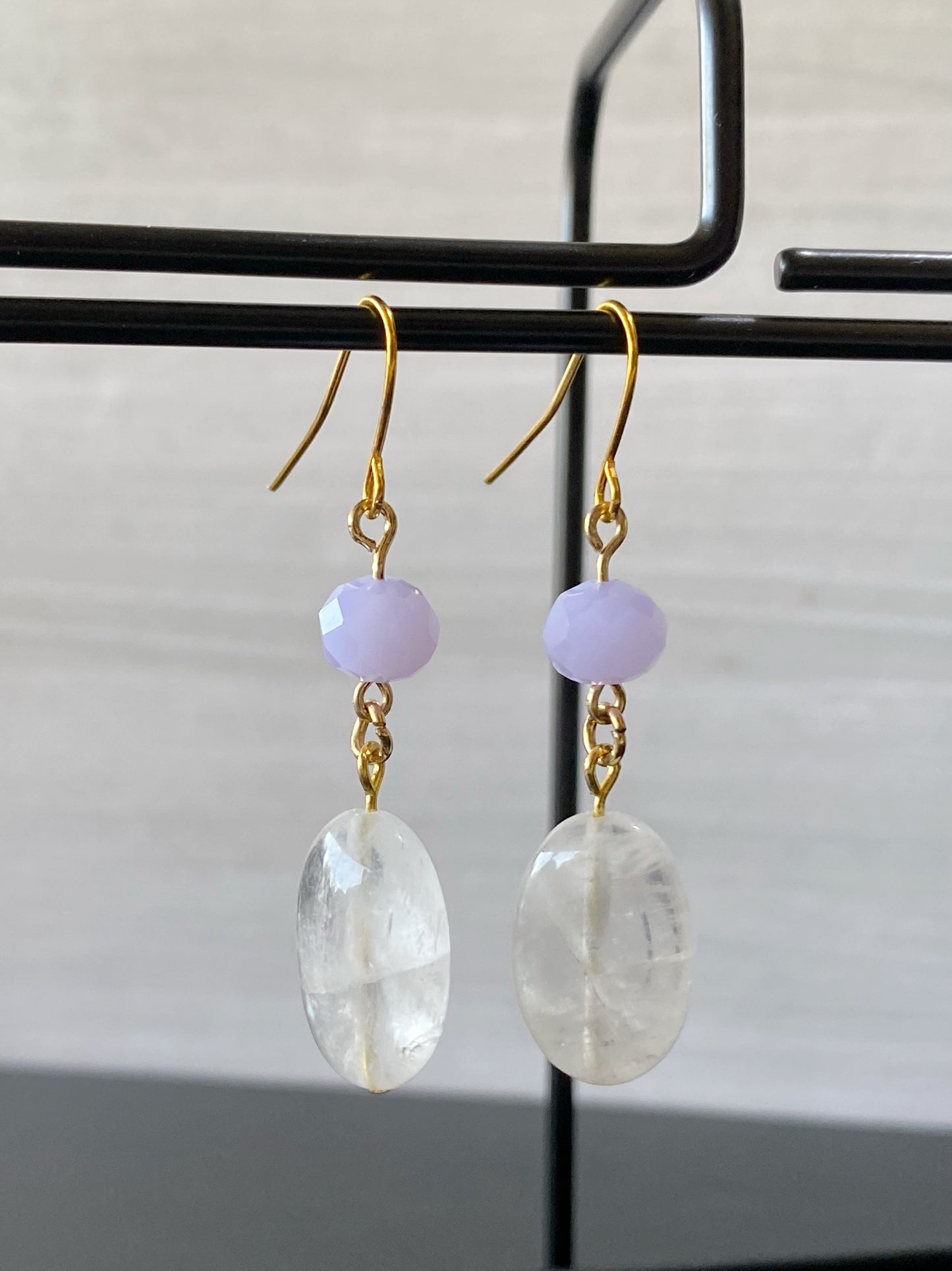 Purple Quartz Earrings