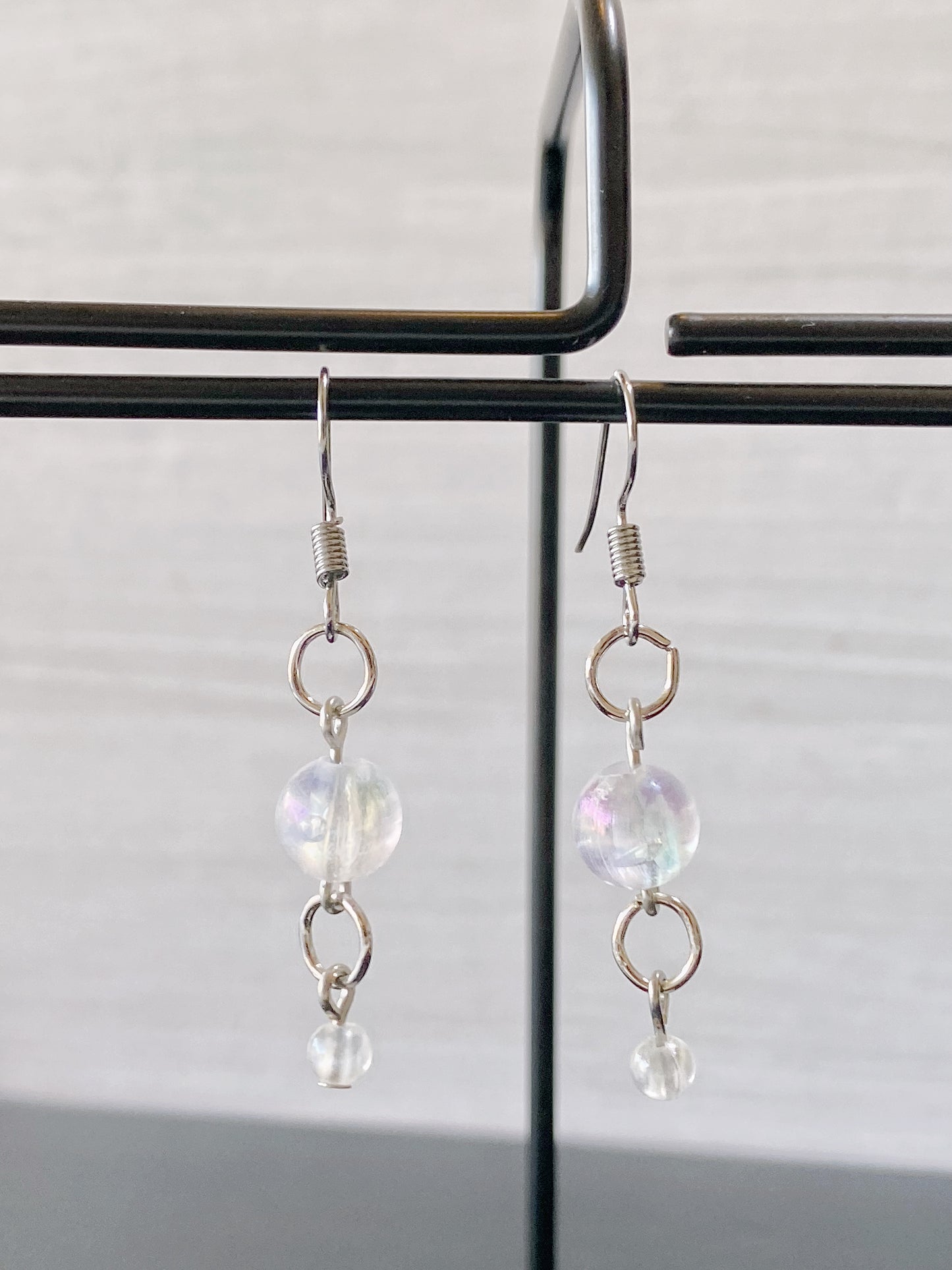 Iridescent Drop Earrings