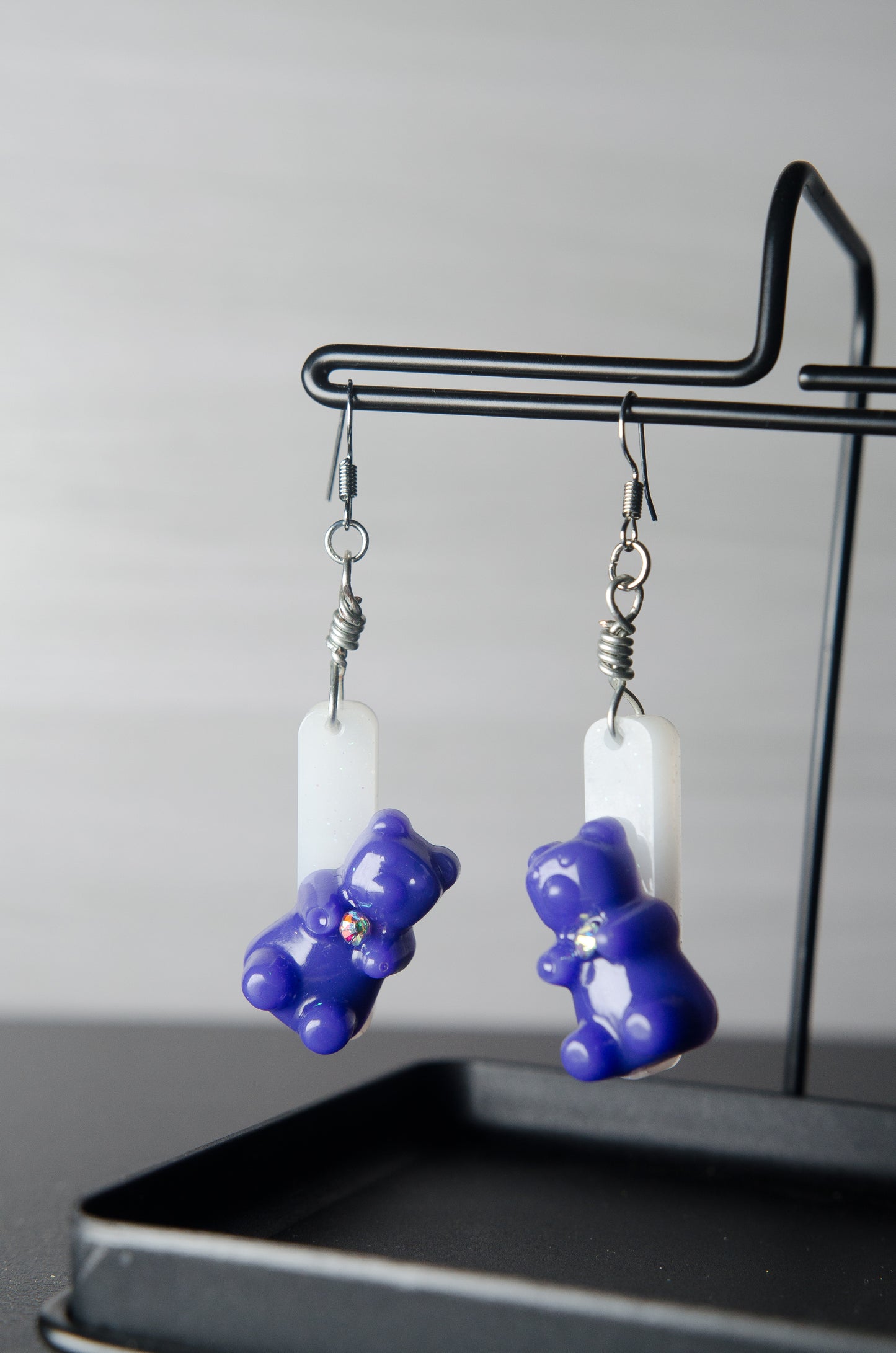 Resting Gummi Bear Bar Earrings