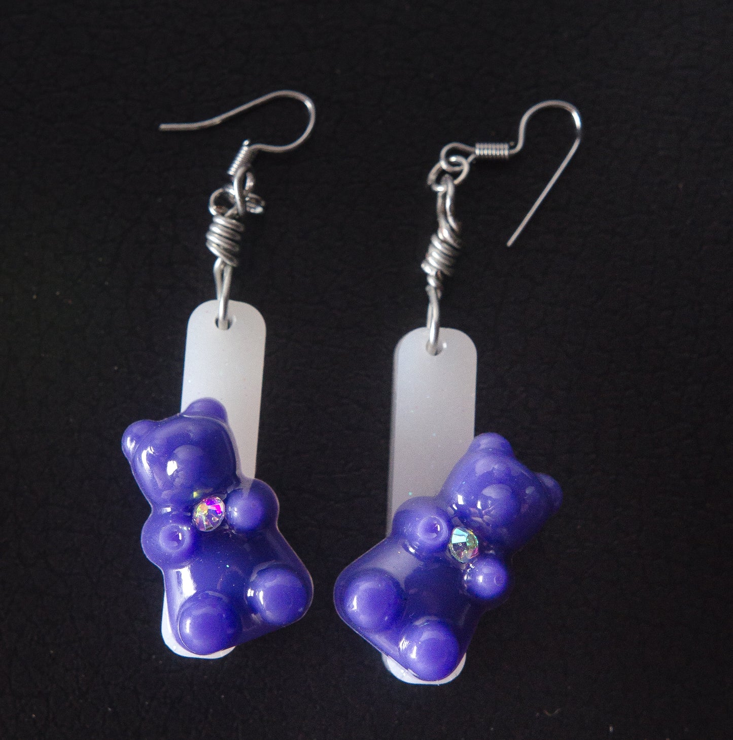 Resting Gummi Bear Bar Earrings