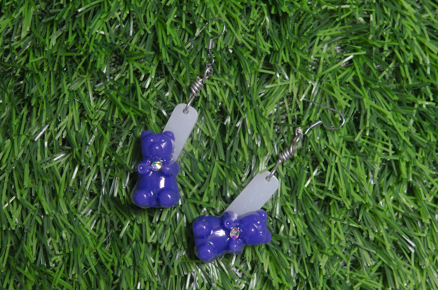 Resting Gummi Bear Bar Earrings