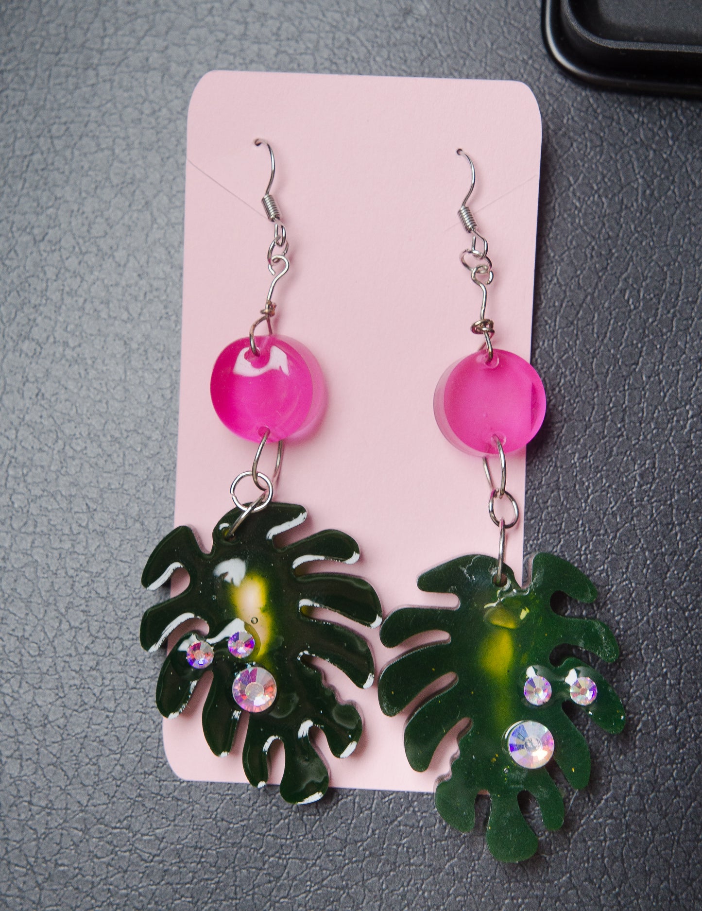 Tropical Leaf Gal Earrings